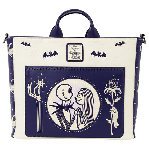 Loungefly Disney Nightmare Before Christmas Jack Skellington & Sally Night Backpack bag