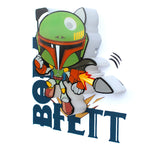 Star Wars Boba Fett 3D Light FX mini lamp